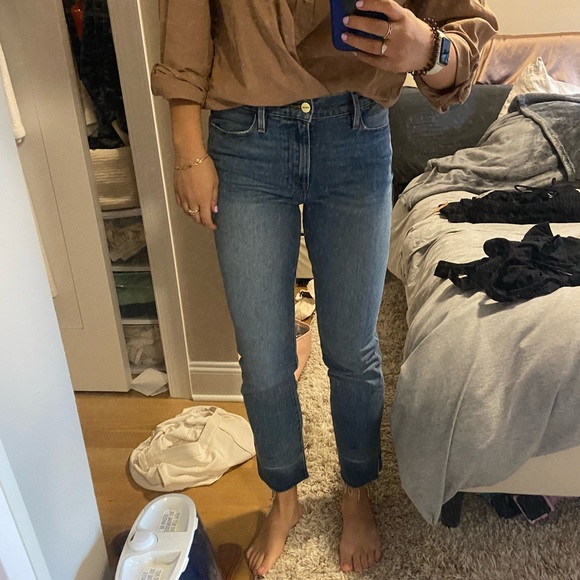 Frame Straight Jeans - Picture 2 of 3